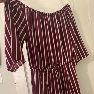 Fashion Nova off the shoulder romper